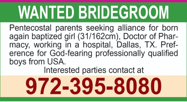 Pentecostal Girl in USA ; Doctor of Pharmacy / Working in a hospital, Dallas