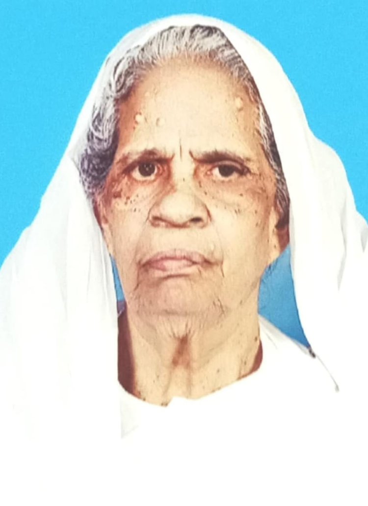 റ്റിപിഎം നിലമ്പൂർ സഭ ശുശ്രൂഷക മദർ സി.വി. അമ്മിണി (85) കർതൃസന്നിധിയിൽ