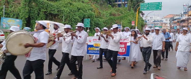 സുവിശേഷ വിളംബര റാലിയോടെ ഐപിസി കൊട്ടാരക്കര സെന്റർ കൺവെൻഷന് തുടക്കമായി 