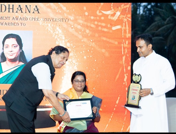 സ്മിതാ ചാക്കോയ്ക്ക് സാധന-ലൈഫ് ടൈം അച്ചീവ്‌മെൻ്റ് പുരസ്കാരം