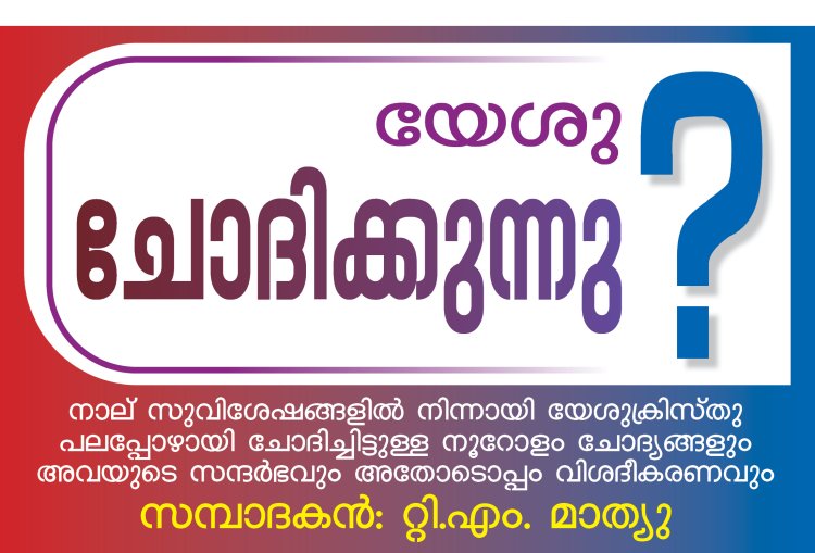 എന്നാൽ സ്വന്തകണ്ണിലെ കോൽ ഓർക്കാതെ സഹോദരന്റെ കണ്ണിലെ കരടു നോക്കുന്നതു എന്തു?