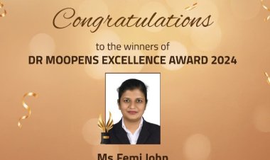 ഡോ. മൂപ്പൻസ്  ക്ലിനിക്കൽ എക്സലൻസ് അവാർഡ് ഫെമി ജോണിന് 
