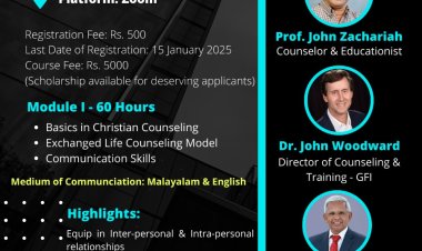 The Institute of Christian Counseling; A Certified Course In Counseling - Module I