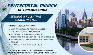 Seeking a Full-time Senior Pastor