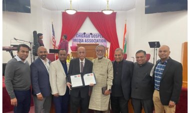 മിഷണറി വി. നാഗൽ കീർത്തന അവാർഡ്  പാസ്റ്റർ മത്തായി   സാംകുട്ടിയ്ക്ക്  നല്കി