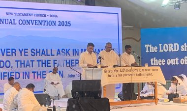 ആത്മരക്ഷയ്ക്കായുള്ള ആഹ്വാനവുമായി ടി.പി.എം ദോഹ കൺവെൻഷന് തുടക്കം; സമാപന സമ്മേളനം നാളെ ജനു. 24ന്