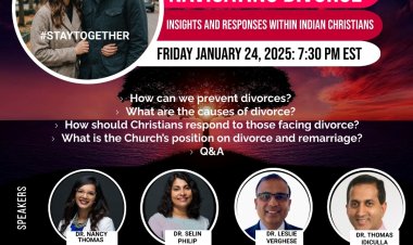 വിവാഹ മോചനം ക്രിസ്തീയ വീക്ഷണത്തിൽ: ഓൺലൈൻ ക്ലാസിൽ പങ്കെടുക്കാം