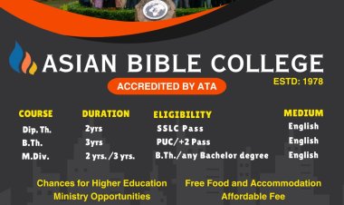 Wanted Teachers; Asian Bible College