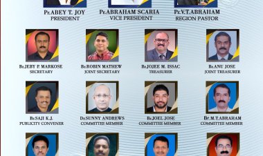 ചർച്ച് ഓഫ് ഗോഡ് കുവൈറ്റ്‌ റീജിയന് പുതിയ നേതൃത്വം