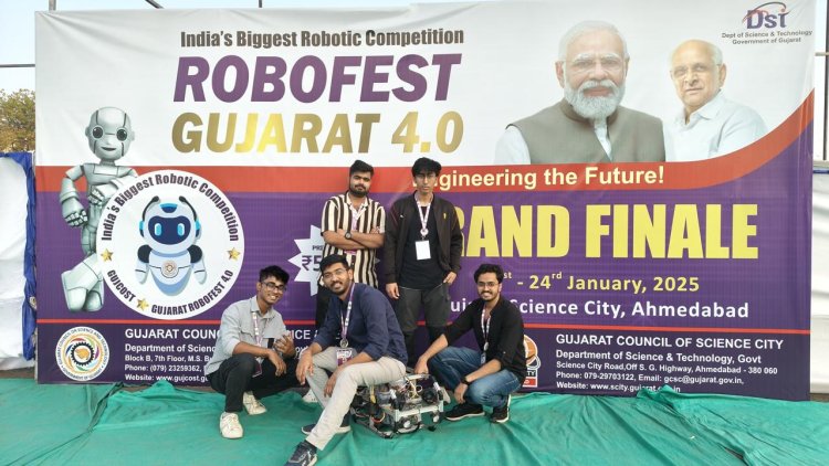 ദേശീയ റോബോട്ടിക്ക് മത്സരത്തിൽ റോണി സാമുവേൽ ടീം മൂന്നാം സ്ഥാനം നേടി 