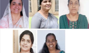 ഐപിസി കൽപ്പറ്റ സെന്റർ സോദരി സമാജം ഭാരവാഹികൾ 