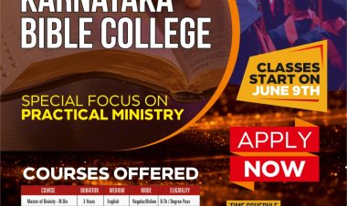 Apply Now; Karnataka Bible College