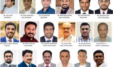 അബുദാബി പെന്തക്കോസ്തൽ ചർച്ചസ് കോൺഗ്രിഗേഷന് പുതിയ ഭാരവാഹികൾ