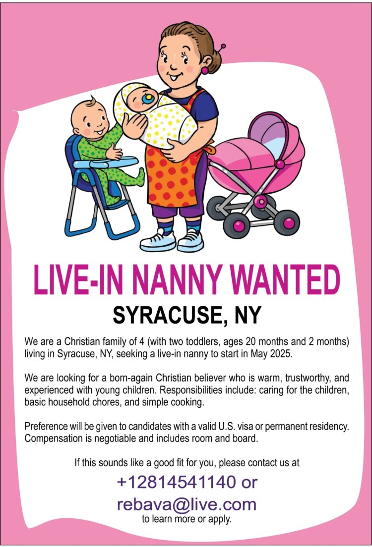 Wanted NANNY