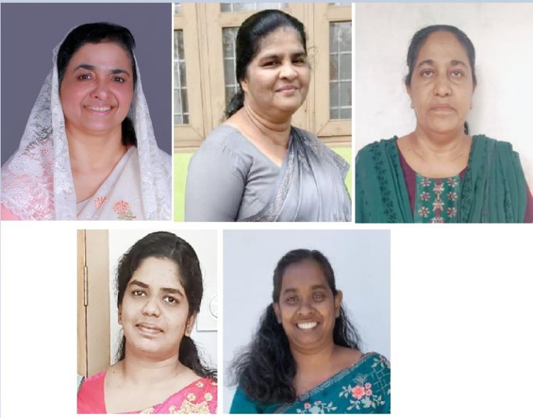 ഐപിസി കൽപ്പറ്റ സെന്റർ സോദരി സമാജം ഭാരവാഹികൾ 