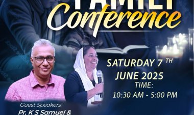 മലയാളം ഗോസ്‌പൽ ചർച്ച്: ഫാമിലി കോൺഫറൻസ് യുകെയിൽ ജൂൺ 7 ന്