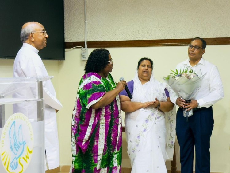 ഷാർജ ദി ലിവിംഗ് വേർഡ് എ.ജി ശുശ്രൂഷകനായി പാസ്റ്റർ മാണി ഇമ്മാനുവേൽ ചുമതലയേറ്റു 