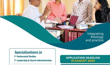 Enhance your ministry competencies... enrol for DMin