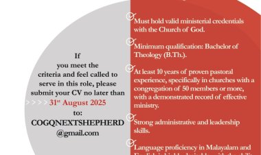 Calling for a Spirit - Led Pastor; A Well-established Church in Qatar