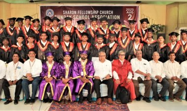 ശാരോൻ ഫെലോഷിപ്പ് സണ്ടേസ്കൂൾ  ബിരുദദാനം