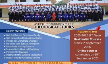 An Excellent Institution For The Theological Studies; Residential & Online Classes;