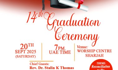 വർഷിപ്പ് സെന്റർ കോളേജ് ഓഫ് തിയോളജി ബിരുദദാന സമ്മേളനം സെപ്. 20 ന്