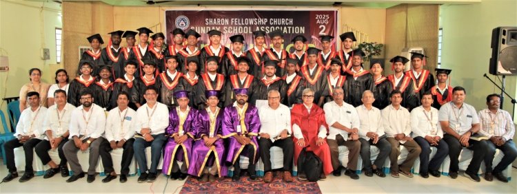 ശാരോൻ ഫെലോഷിപ്പ് സണ്ടേസ്കൂൾ  ബിരുദദാനം