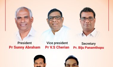 ഐപിസി ആയൂർ സെന്റർ ഭാരവാഹികൾ 