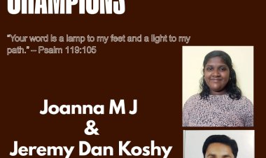 119-ാം സങ്കീർത്തനം മന:പാഠം ചൊല്ലി ജോയാനയും ജെറമിയും