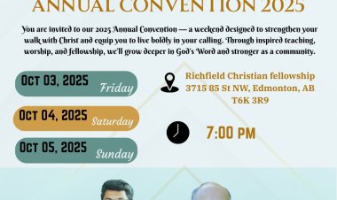 എഡ്മന്റണിൽ ഐക്യകൺവൻഷൻ ഒക്ടോബർ 3 മുതൽ