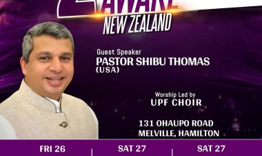 ന്യൂസീലൻഡിലെ ആദ്യത്തെ ഐക്യസമ്മേളനം  ഹാമിൽട്ടണിൽ സെപ്. 26 മുതൽ