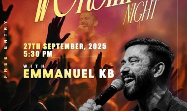 ബാംഗ്ലൂർ രാജപാളയ ഐപിസി ശാലേം - പിവെപിഎ സംഗീത ആരാധന സെപ്. 27 ന്