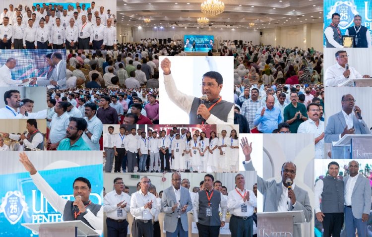 രജത ജൂബിലി നിറവിൽ സൗദി ആറേബ്യ ചർച്ച് ഓഫ് ഗോഡ് : ആത്മീയ ചൈതന്യം പകർന്ന് ജൂബിലി സംഗമവും  സംയുക്ത ആരാധനയും