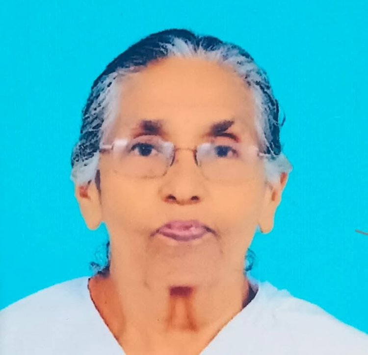 ആൽപ്പാറ മൂത്തകുന്നേൽ പരേതനായ കുരിയൻ ഭാര്യ തങ്കമ്മ (88) നിര്യാതയായി