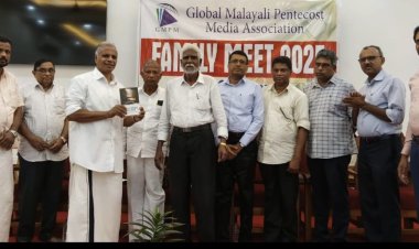 പാസ്റ്റർ ജോയി നെടുംകുന്നം രചിച്ച  'ആഴ്ചവട്ടത്തിൻ്റെ ഒന്നാം നാൾ' പ്രകാശനം ചെയ്തു