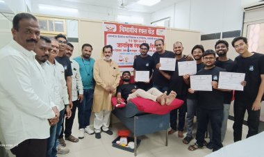 രക്തദാന യജ്ഞത്തിൽ മാതൃകയായി  ഐസിപിഎഫ് ഔറംഗബാദ്