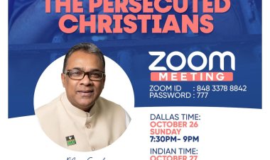 പീഡിത ക്രിസ്ത്യാനികൾക്ക് പ്രാർത്ഥനാവലയം ഒരുക്കി കേരള പെന്തക്കോസ്തൽ റൈറ്റേഴ്സ് ഫോറം ഡാളസ് ചാപ്റ്റർ