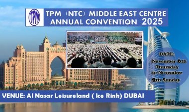 പെന്തെക്കോസ്ത് മിഷൻ മിഡിൽ ഈസ്റ്റ് കണ്‍വൻഷൻ നവം.6 മുതല്‍ ദുബായിൽ