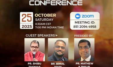 പ്രേ ഫോർ ഇന്ത്യ’ കോൺഫറൻസ് ഒക്ടോ. 25ന്