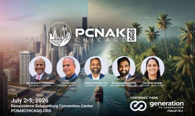 പിസിനാക് ചിക്കാഗോ പ്രീ രജിസ്ട്രേഷൻ ഡിസംബർ 31ന് അവസാനിക്കും