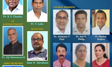 ഐപിസി മല്ലപ്പള്ളി സെൻ്റർ  സണ്ടേസ്‌കൂളിനു പുതിയ ഭാരവാഹികൾ                      