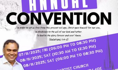 ഇപ്സ്വിച്ച് പെന്തകോസ്റ്റൽ ചർച്ച് വാർഷിക കൺവാൻഷൻ നവംബർ 7 മുതൽ