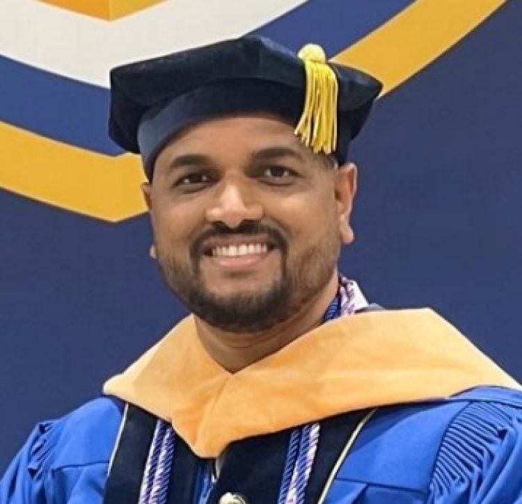 ബിബിൻ മാത്യുവിന് ഡോക്ടറേറ്റ്