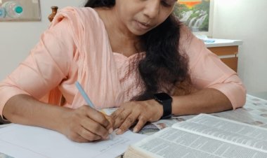 ബൈബിൾ രചനയിൽ ജയശ്രീയായി  ജയശ്രീ വിജയകുമാർ