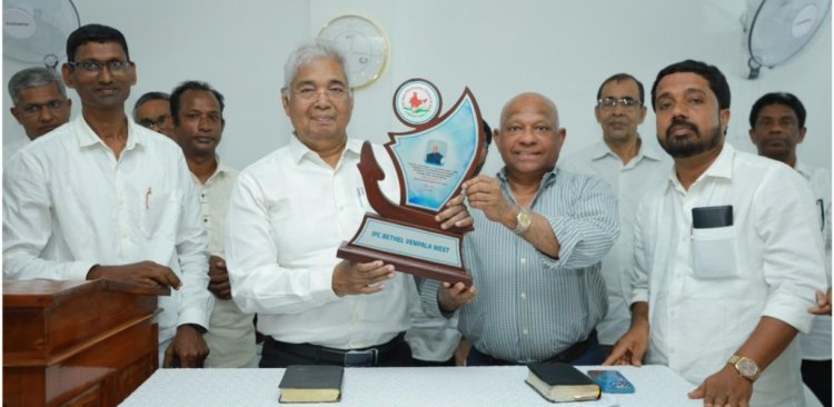 തോമസ് കെ. വർഗീസിന് ഐപിസി തിരുവല്ല സെന്ററിന്റെ ആദരവ്