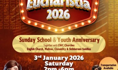 കോർക്ക് എബനേസർ വർഷിപ്പ് സെന്റർ: സൺഡേ സ്കൂൾ - യൂത്ത് ആനിവേഴ്സറി ജനു. 3-ന്