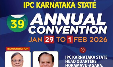 ഐപിസി കർണാടക സ്റ്റേറ്റ് കൺവെൻഷൻ ജനുവരി 29 മുതൽ