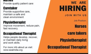 WE ARE HIRING JOIN WITH US; SEAL ASHRAM