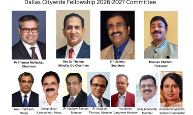 ഡാളസ് സിറ്റി - വൈഡ് ഫെലോഷിപ്പിന് പുതിയ ഭാരവാഹികൾ