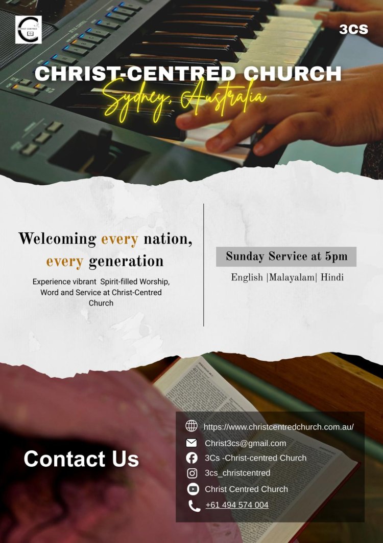 Welcoming Every Nation, Every Generation; Experience Vibrant Spirit-filled Worship, Word and Service at Christ-Centred Church